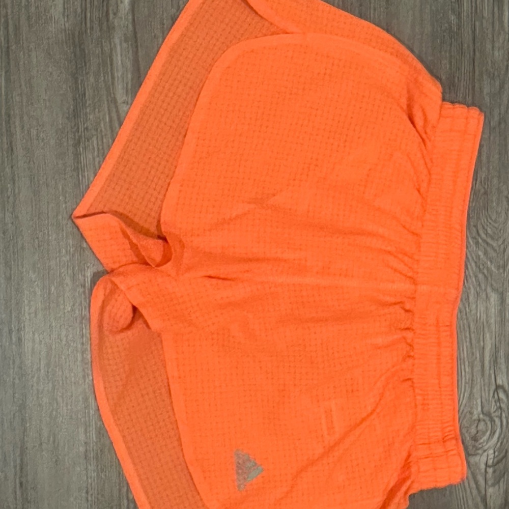 Adidas Vibrant Coral Lined Running Shorts